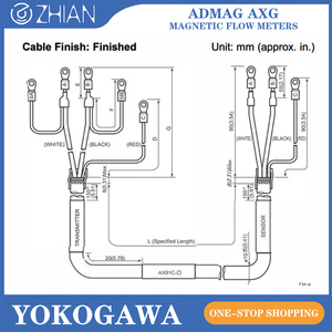 Yokogawa เครื่องวัดการไหลของแม่เหล็กไฟฟ้า AXG050เซ็นเซอร์การไหลของแม่เหล็กสแตนเลสสำหรับ DN50น้ำ50มม. 2In - Product Image 6