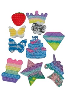 Bubble Pop Fidget <strong>Toy</strong> in <strong>Red</strong> Among Character Shape for Sensory Play Stress Relief Autism Support and Calming Activity - Product Image 6