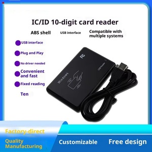 Sensoretail nhà máy giá thấp 125Khz ABS <span class=keywords><strong>ID</strong></span>/IC đầu đọc thẻ RFID ISO 18000-6c Proximity thẻ USB giao diện 2-10 mét đọc - Product Image 4