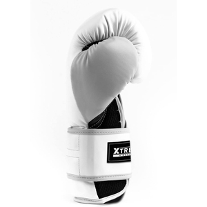 Guantes de entrenamiento de boxeo de cuero de alta calidad Hook & Loop Full Mesh Palm controla la humedad y la venta al por mayor fabricado personalizado D - Product Image 5