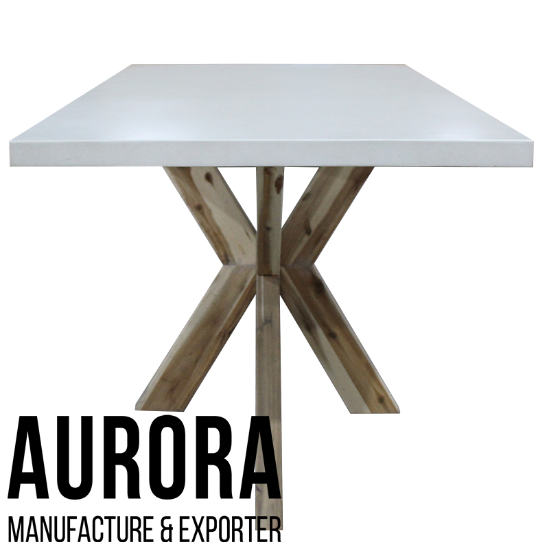 Blanc + support en bois