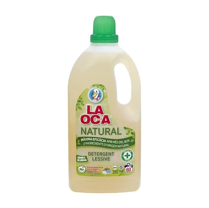 Esportatore più venduto di 3 litri "LA OCA naturale" detersivo liquido per bucato per il lavaggio dei vestiti disponibile per gli acquirenti alla rinfusa