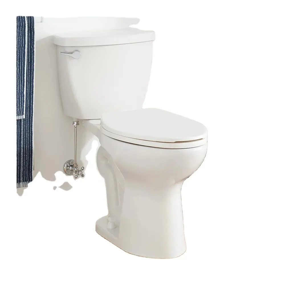 Bestseller Zwei-Teile-Toilette bestehend aus einem separaten Tank und einer Schüssel, die während der Installation mit wassersparenden Funktionen montiert werden