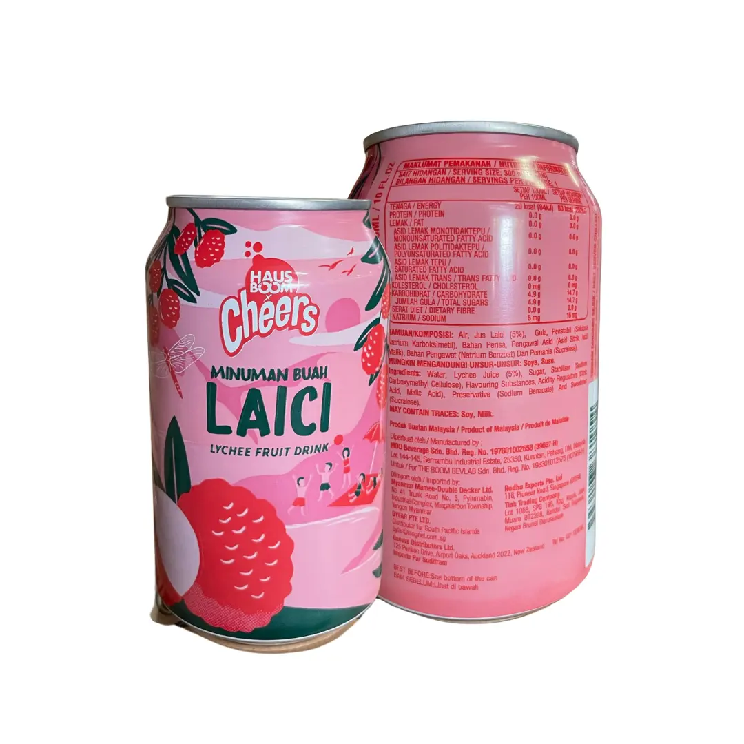 Highly Recommended Hausboom Cheers Lychee Fruit 300ml Rich Asian Flavour Formulated with Natural Ingredients