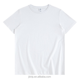 เสื้อยืดแขนสั้นผ้าคอตตอนพิมพ์โลโก้สีดำ100% สำหรับผู้ชาย