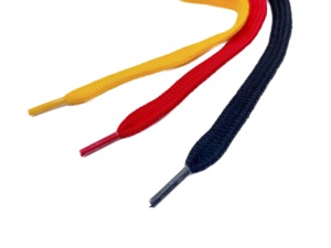High Quality Lacing Cords 8-10mm Width Wholesale Fashion <strong>Color</strong> Cord Polyester Flat Shoelaces - Product Image 6