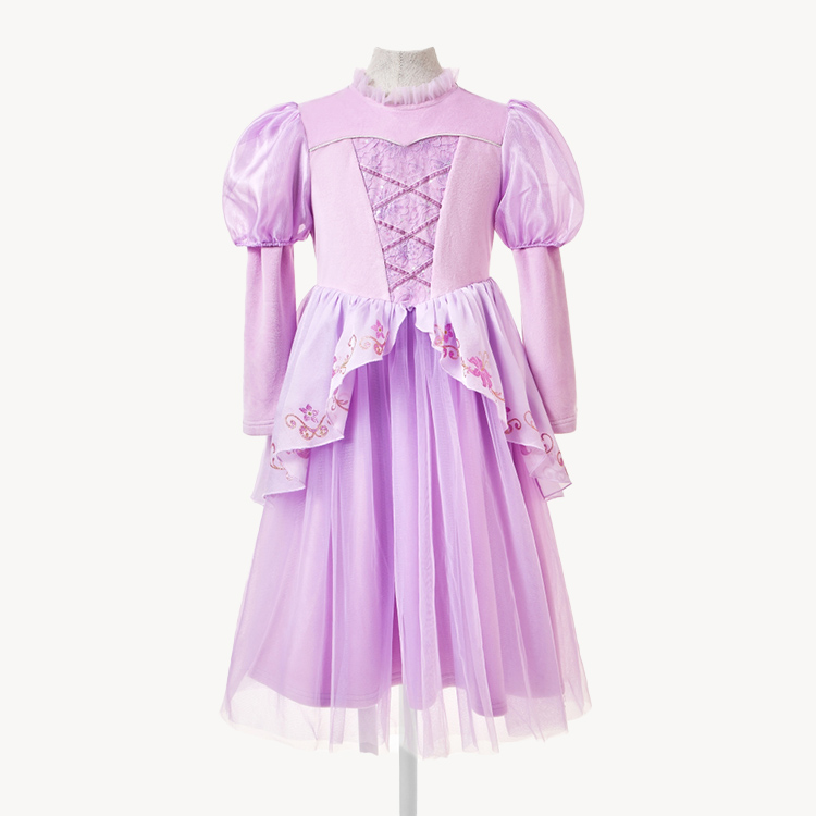 Vestido de princesa Rapunzel