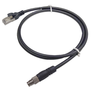 Industrial IP68 Waterproof PVC Insulated RJ45 Shielded Copper Cable New Version M8-M12 Male/Female Connector <strong>Control</strong> <strong>Computer</strong> - Product Image 2