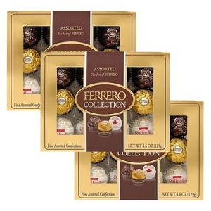 Toptan Multiple ro Rocher 2 çoklu eğlenceli tatlar fındık şeker parçaları ve top desenleri ile lezzetli katı süt çikolata - Product Image 1