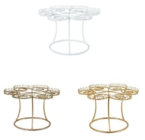 Golden Ice Cream Cone <span class=keywords><strong>Stand</strong></span> aus Metall mit elegantem Design Perfekt für Hochzeiten, Geburtstage und Party-Displays