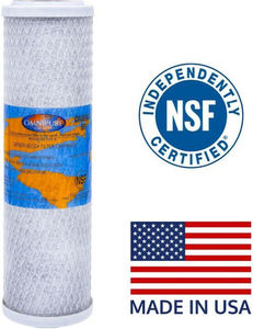 Cartouche filtrante à bloc de carbone <span class=keywords><strong>Omnipure</strong></span> série OMB 10 pouces, 10 000 gallons, 5 microns - Product Image 3