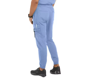 ชุดสครับทางการแพทย์ผ้าเรยอนสำหรับผู้ชายชุดสครับ3XL พยาบาลผ้านุ่มใช้ในโรงพยาบาลโลโก้ตามสั่ง - Product Image 6