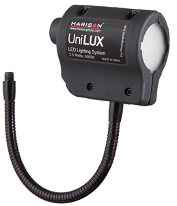 האיכות הטובה ביותר 2.5 ואט Harison UniLux LED אור צבע תיקן אור יום עם מתכתי אווז צוואר מובנית סוללה - Product Image 1