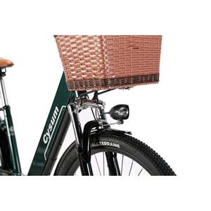 JSY 36V Urban 350W elektrikli bayan bisiklet 26 ''şehir bisikleti ile merkezi Motor ve arka Hub Motor 50km güç başına kentsel sürme için - Product Image 3