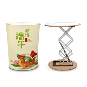 炯昌定制折叠世博办公桌便携式促销贸易展览会展位柜台弹出式发光二极管灯展台展示 - Product Image 3
