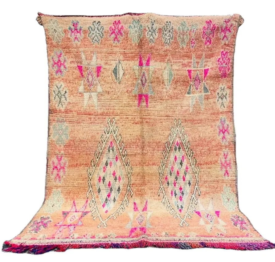 Prezzo di fabbrica marocchino Beni Ourain tappeto tappeto azilal tappeto fatto a mano, tappeto marocchino, vendita tappeto beni ourain
