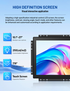 Schermo Touch Screen capacitivo personalizzato da 10.1 pollici Monitor ip modulo Lcd pannello industriale Display 10 Hmi Raspberry Pi Android Touchscreen - Product Image 3