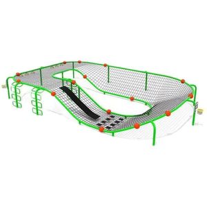 Rete da esterno anti-caduta per bambini rete da arrampicata scuola materna ispessita rete di sicurezza in nylon rete protettiva colore del balcone - Product Image 2