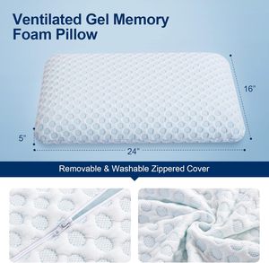 Bantal serviks busa memori Tidur samping bantal untuk nyeri tidur penghilang rasa sakit, bantal kontur, bantal samping & punggung & tidur perut - Product Image 6