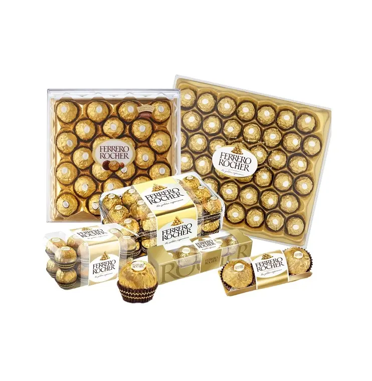 Buy wholesale Ferrero Rocher chocolate in bulk at best prices- Ferrero Rocher T3, T5, T8, T16, T24, T30, T48