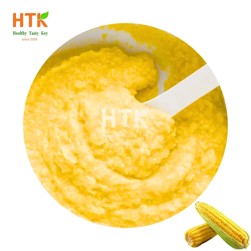 MUESTRAS GRATUITAS PASTA DE MAÍZ AMARILLO DULCE CONGELADO Hecha en la fábrica de Vietnam de HTK FOOD for Food & Beverage