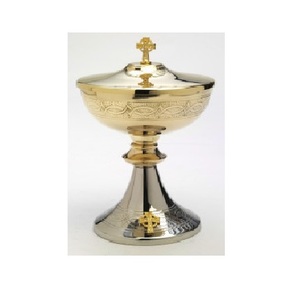 <span class=keywords><strong>Sudbury</strong></span> tay búa kết thúc chalice & Paten đặt chalice với Paten handmade Christian Công Giáo Nhà thờ linh mục Nhà thờ Nguồn cung cấp - Product Image 2
