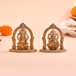 黄铜金属领主Ganesh偶像家居装饰精湛工艺 - Product Image 2