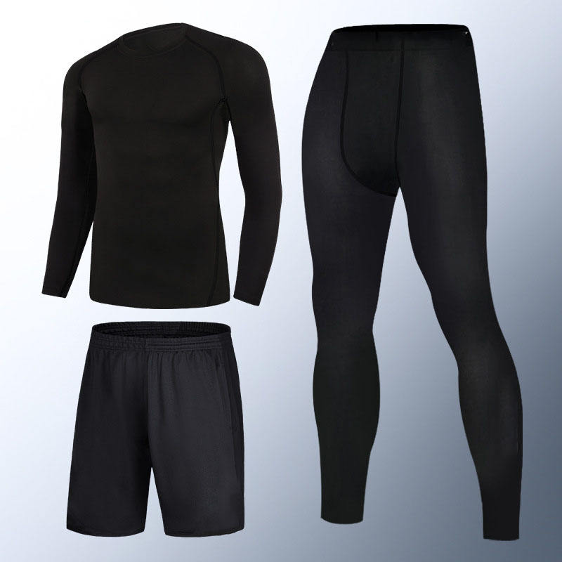 Black line long sleeve + 07 shorts + 07 trousers