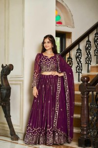 Sahte Georgette iplik ve dizisi ile çalışma akşam gece parti özel Rajasthani tarzı moda Fashionable ghra Choli artı boyutu ile