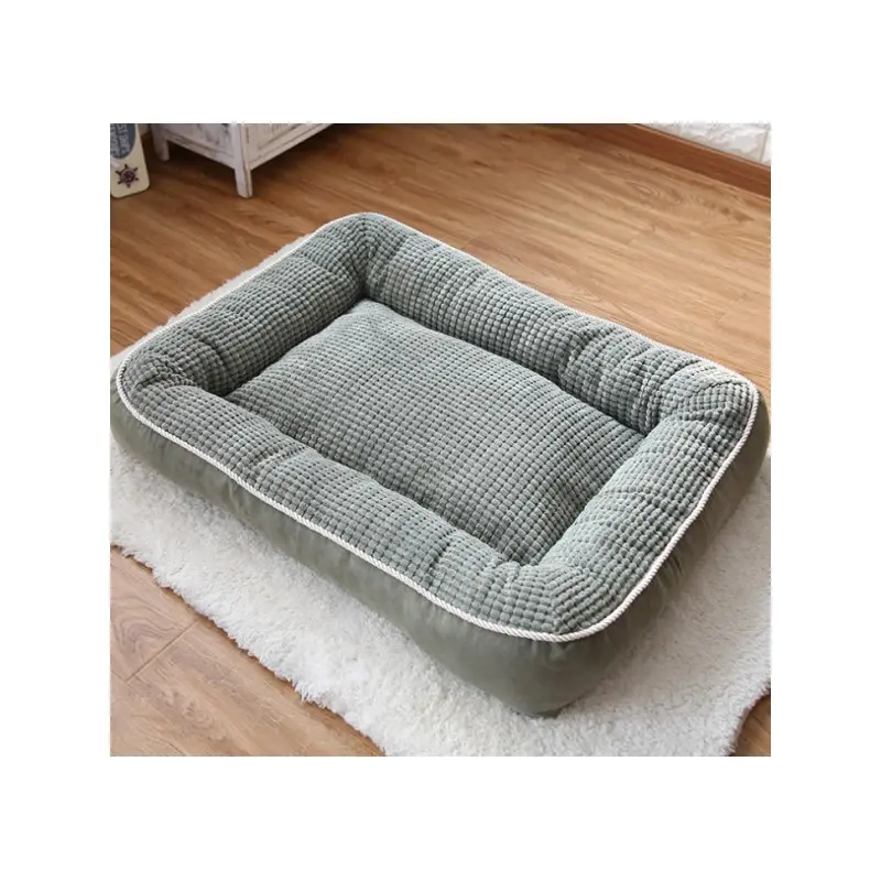 Dogs and Cats Bed Square Luxurious Funky Pet Beds Small and Medium Manufacturer Wholesaler Very Cheap Price