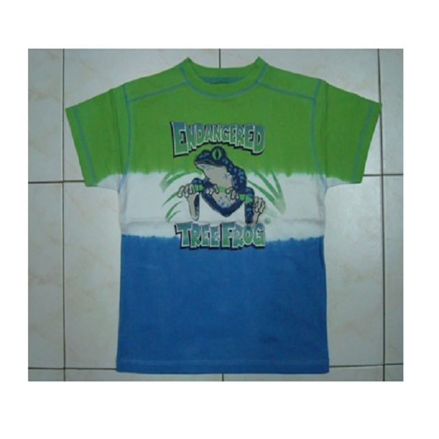 Green/White/Blue Tye&Dye