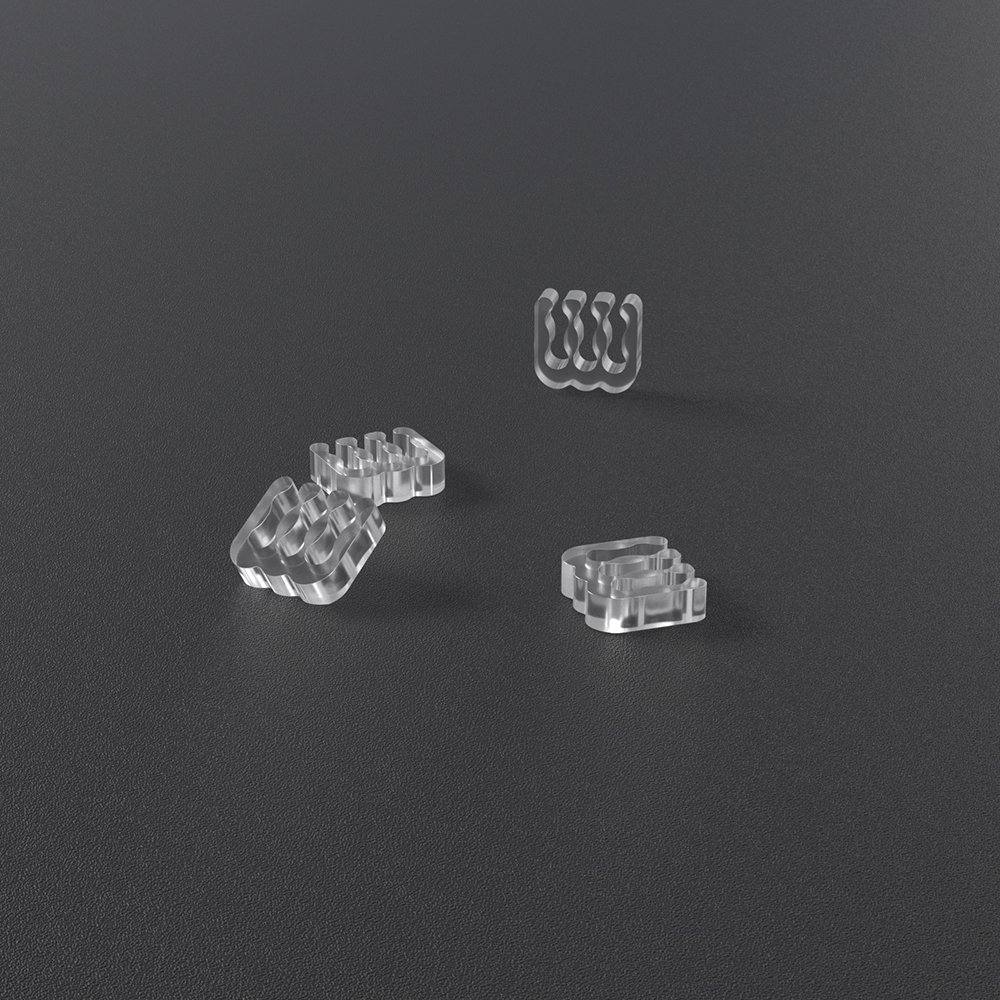Transparent 6 broches