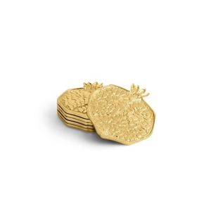 制作精美耐用的仿古设计金属杯垫，优质咖啡桌和办公室装饰