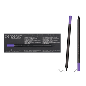 Innovative Design Technology Ecological Purple Pencil Set with Recycled Graphite Eraser for School Writing &amp; Drawing - Product Image 1