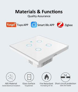 Tuya Smart Home Devices ZigBee Touch Switch funziona con l'assistente domestico relè telecomando per l'integrazione wi-fi per l'automazione domestica - Product Image 6