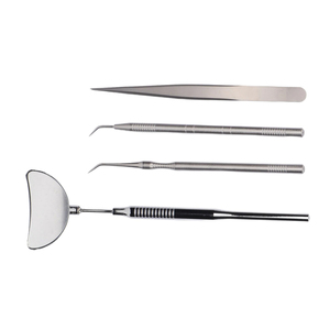 Yüksek 4 adet kirpik uzatma cımbız ayna seti araç kiti etkileyici sonuçlar ucuz fiyat paslanmaz çelik kirpik uzatma araçları - Product Image 5