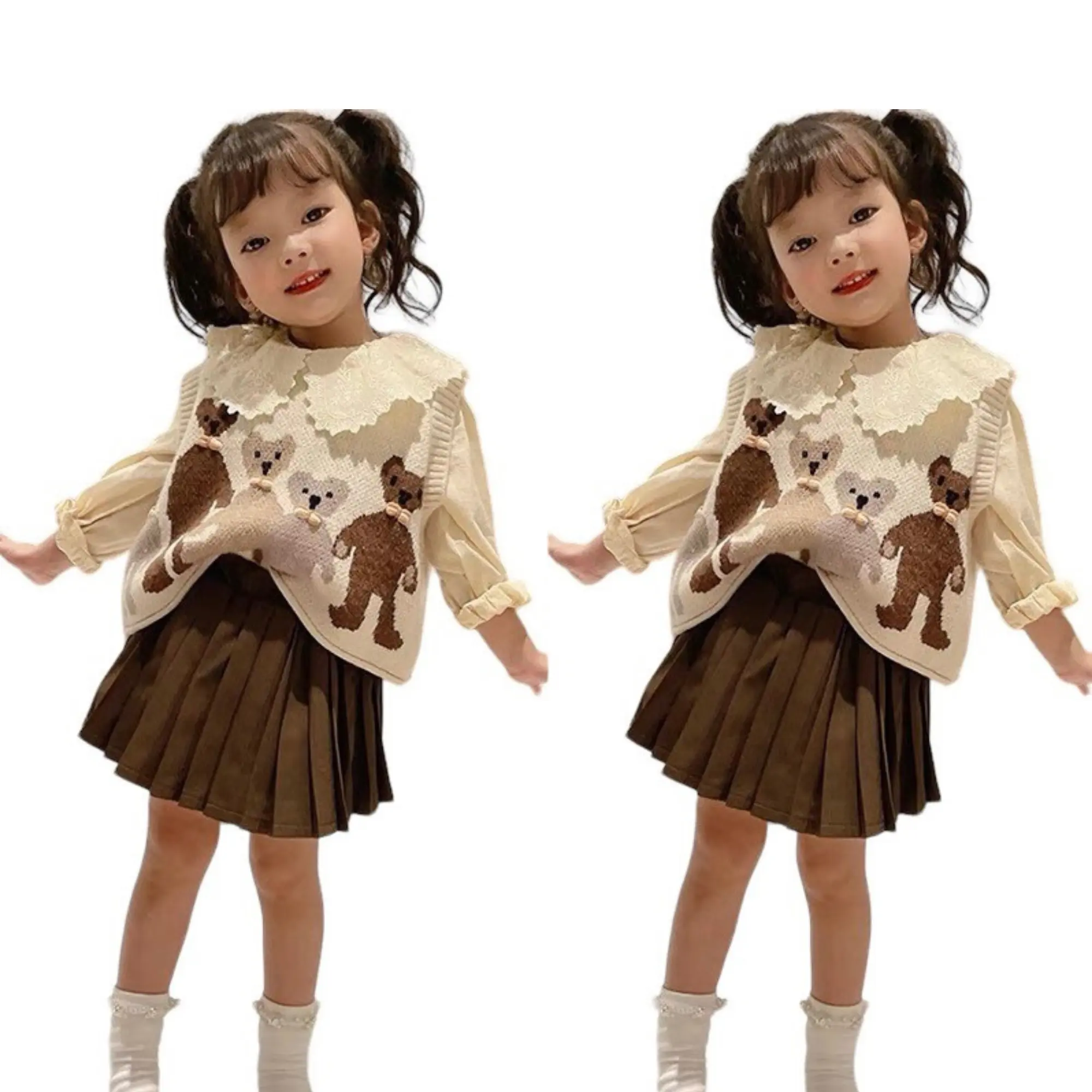ملابس للأطفال والفتيات فساتين طبيعية مريحة لطيفة كل واحدة في حقيبة Opp من الشركة المصنعة في فيتنام