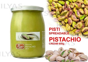 バルクPisti Sicilian Pistachioクリームスプレッドベーキング可能な滑らかなペーストジャー6x600g卸売価格を購入