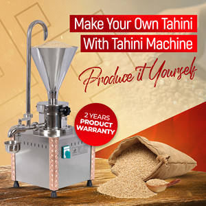 Máy nghiền mè để nghiền hạt và làm tahini cho loại thị trường sản xuất hữu cơ máy tahini nhỏ mới - Product Image 4