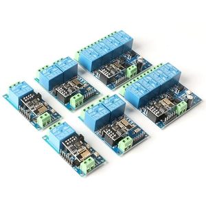 5V ESP8266 Dual Channel <strong>WiFi</strong> Relay Module IOT <strong>WiFi</strong> Wireless Relay Module Internet of Things Smart Home Phone APP Remote Switch