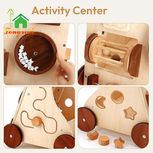 Hot bán bé bằng gỗ Walker đa chức năng phát triển động cơ hoạt động học tập trung tâm đồ chơi trẻ em hoạt động Walker - Product Image 3