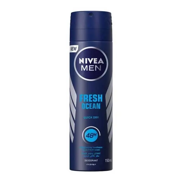 Nivea Men 48H Invisible Original Déodorant Spray, Pour Noir & Blanc, 150ml