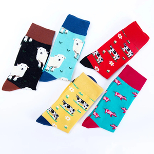 New Happy Mens <strong>Socks</strong> Women Novelty Cartoon <strong>Sock</strong> Combed Cotton Funny Men's <strong>Big</strong> Size Crew Hip Hop Thick Long <strong>Socks</strong> - Product Image 3