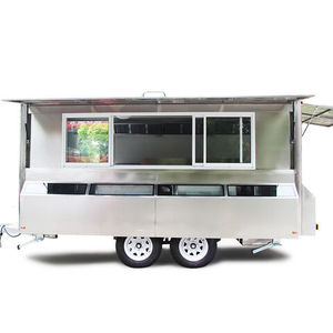 Toptan amerikan standart cep tam donanımlı gıda kamyon aperatif Airstream gıda römork satılık