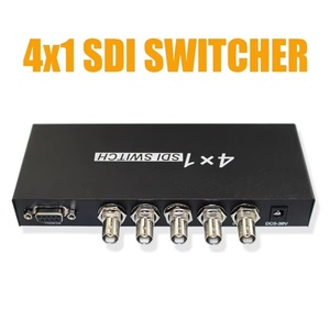Conmutador de salida de vídeo 3G SDI 4 en 1, distribución de 1x4 para monitor de cámara - Product Image 3