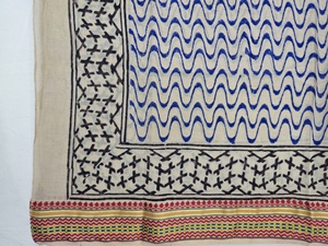 Yeni sıcak satış Bagru Dabu blok baskılı Zig <span class=keywords><strong>Zag</strong></span> pareo Sarong eşarp elbise pamuk SwimmingWear özelleştirilebilir Sarong toptan