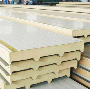 Pannelli di rivestimento del tetto e della parete dell'edificio con struttura in acciaio Sandwich in poliuretano - Product Image 2