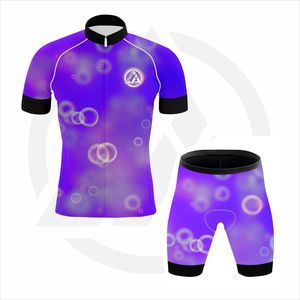 ユニセックスレーシングサイクリングジャージーショーツセット通気性昇華クールマックス抗菌パディングコンフォートカスタムOEMプラスサイズ