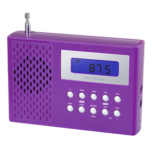 带时钟的WB-11便携式天气波段/AM/FM收音机 - Product Image 3