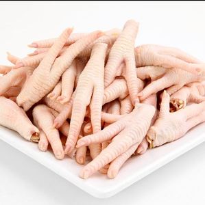 卸売りトップグレード冷凍ハラール鶏の足と首全体鶏の足バルクボックス付き包装